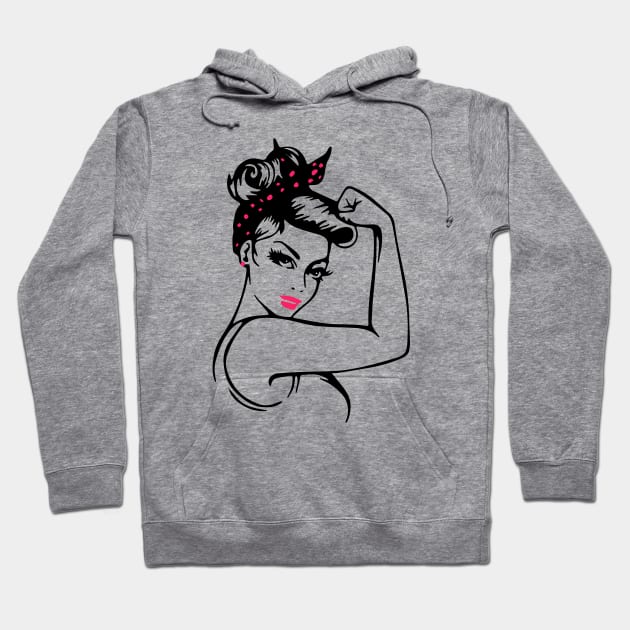 strong independent woman Hoodie by H&G